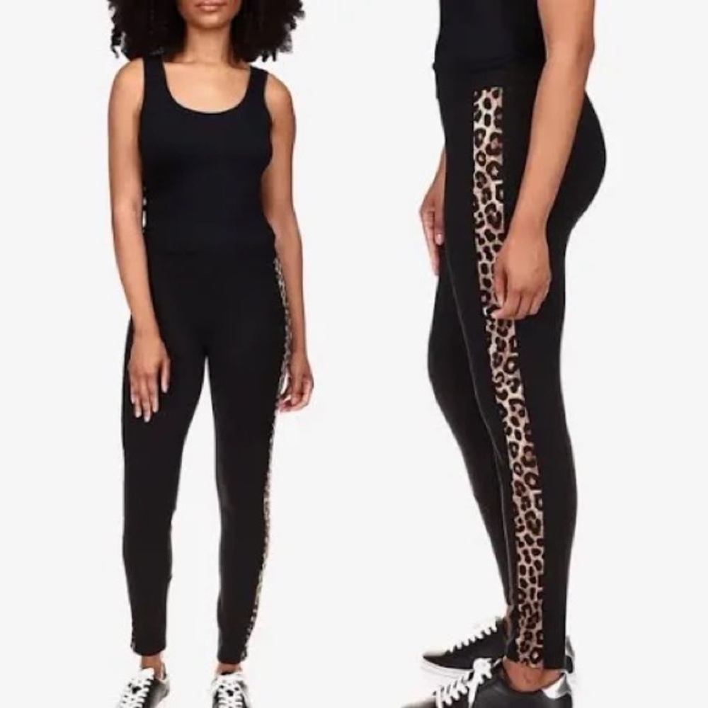 Michael Kors Cheetah Striped Leggings